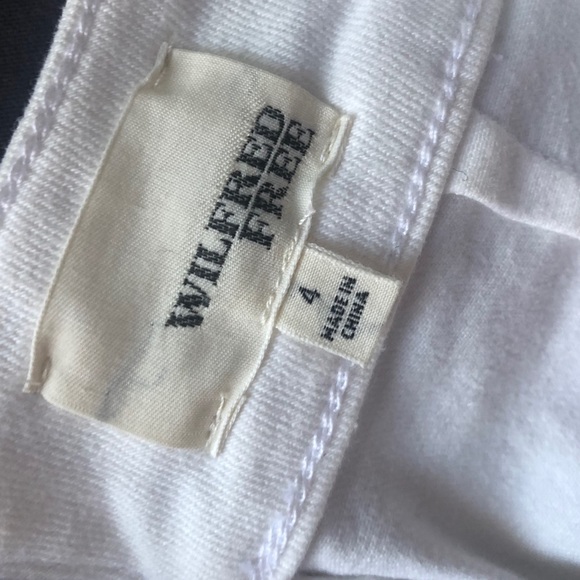 Wilfred Free White Denim Skirt - Picture 1 of 3